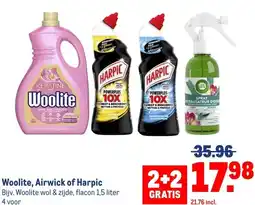 Makro Woolite, Airwick of Harpic aanbieding