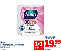Makro Nalys keukenpapier Xtra Power aanbieding