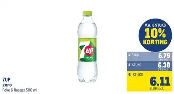 Makro 7UP zero aanbieding