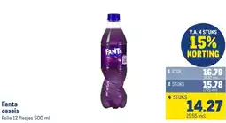 Makro Fanta cassis aanbieding