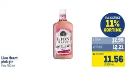 Makro Lion Heart pink gin aanbieding
