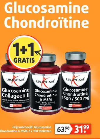 Lucovitaal Glucosamine Chondroitine aanbieding