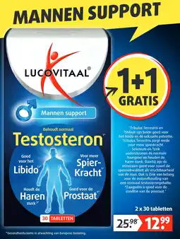 Lucovitaal Lucovitaal Mannen support Behoudt normaal Testosteron aanbieding