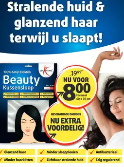 Lucovitaal 100% Satijn Identiek Beauty Kussensloop aanbieding