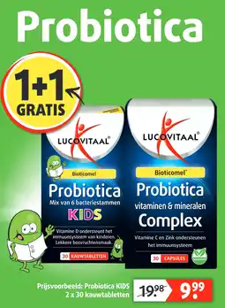 Lucovitaal Probiotica KIDS aanbieding