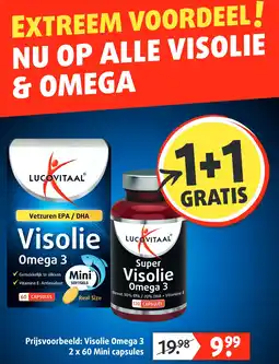 Lucovitaal Visolie Omega 3 aanbieding