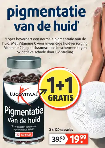 Lucovitaal pigmentatie van de huid aanbieding