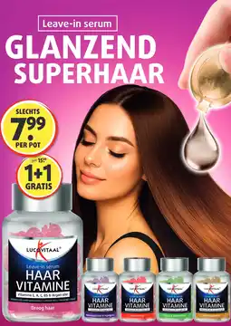 Lucovitaal Leave-in serum GLANZEND SUPERHAAR aanbieding
