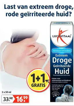 Lucovitaal Last van extreem droge, rode geĂŻrriteerde huid? aanbieding