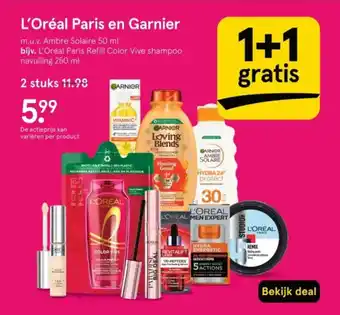 Etos L'Oréal Paris en Garnier aanbieding