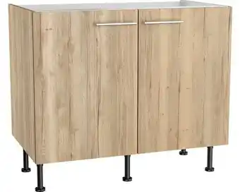 Hornbach OPTIFIT Spoelbakkast Erik290 wild eiken 100x58,4x87 cm aanbieding