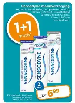 Trekpleister Sensodyne mondverzorging aanbieding