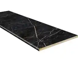 Hornbach PICCANTE Aanrechtblad dark grey marble E14-754, 3250x600x28 mm aanbieding