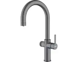 Hornbach KEO Keukenkraan voor bruisend water SØDA gun metal zonder koudwater unit en filter aanbieding