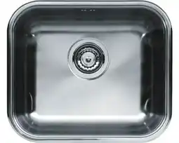Hornbach Opbouwspoelbak RVS rechthoek 45,1x40,1 cm met korfplug aanbieding