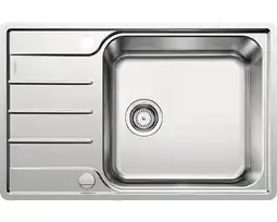 Hornbach BLANCO Spoelbak Lemis RVS geborstelde afwerking 78x50 cm aanbieding