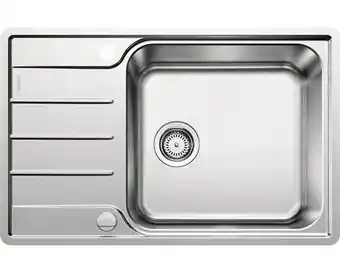 Hornbach BLANCO Spoelbak Lemis RVS geborstelde afwerking 78x50 cm aanbieding