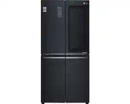 Hornbach LG Amerikaanse koelkast GMQ844MCKV zwart aanbieding