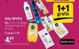 Etos Alle NIVEA aanbieding