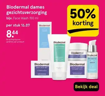 Etos Biodermal dames gezichtsverzorging aanbieding