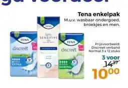Trekpleister Tena enkelpak aanbieding