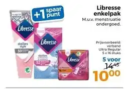 Trekpleister Libresse enkelpak aanbieding