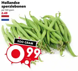 CoopCompact Hollandse sperziebonen aanbieding