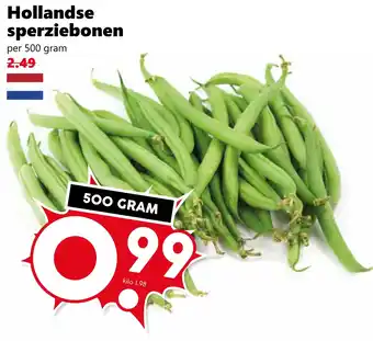 CoopCompact Hollandse sperziebonen aanbieding