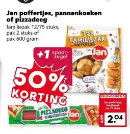 CoopCompact Jan poffertjes, pannenkoeken of pizzadeeg aanbieding
