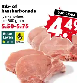 CoopCompact Rib- of haaskarbonade aanbieding