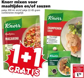CoopCompact Knorr mixen voor maaltijden en/of sauzen aanbieding