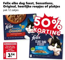 CoopCompact Felix elke dag feest, Sensations, Original, heerlijke reepjes of plakjes aanbieding