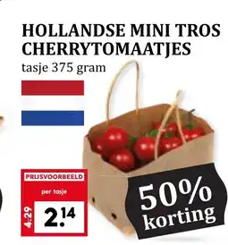 CoopCompact HOLLANDSE MINI TROS CHERRYTOMAATIES aanbieding