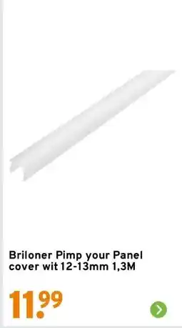 GAMMA Briloner Pimp your Panel cover wit 12-13mm 1,3M aanbieding
