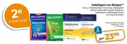Trekpleister Valdispert en Shiepz aanbieding