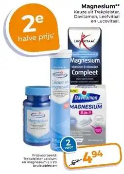 Trekpleister Magnesium aanbieding