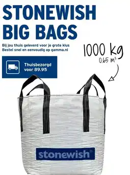 GAMMA STONEWISH BIG BAGS aanbieding