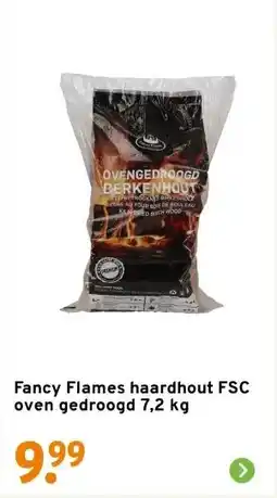 GAMMA Fancy Flames haardhout FSC oven gedroogd 7,2 kg aanbieding