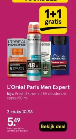 Etos L'Oréal Paris Men Expert aanbieding