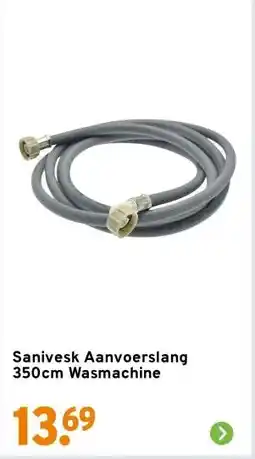 GAMMA Sanivesk Aanvoerslang 350cm Wasmachine aanbieding