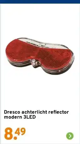 GAMMA Dresco achterlicht reflector modern 3LED aanbieding