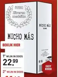 Gall & Gall Mucho Más Tinto Bag in Box 300CL aanbieding