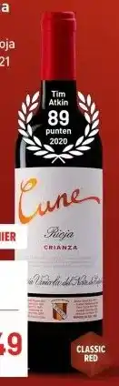 Gall & Gall Cune Rioja Crianza 75CL aanbieding