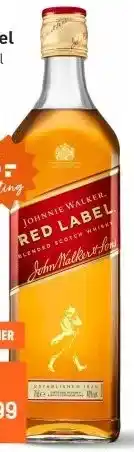 Gall & Gall Johnnie Walker Red Label 70CL aanbieding