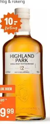 Gall & Gall Highland Park 12 Years 70CL aanbieding