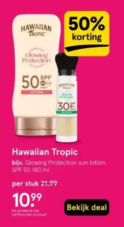 Etos Hawaiian Tropic aanbieding