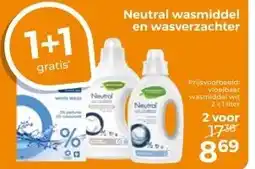 Trekpleister Neutral wasmiddel en wasverzachter aanbieding