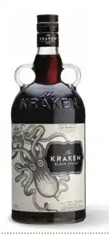 Gall & Gall The Kraken Black Spiced Rum 70CL aanbieding