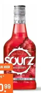 Gall & Gall Sourz Red Berry 70CL aanbieding