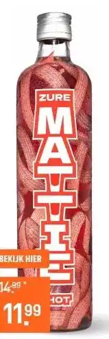 Gall & Gall Zure Mattie 70CL aanbieding